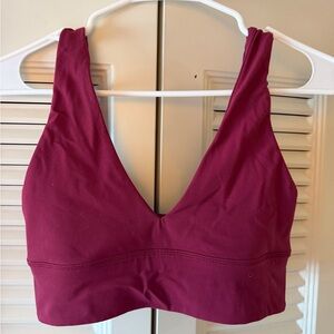Lululemon Women's Burgundy Align Bra
